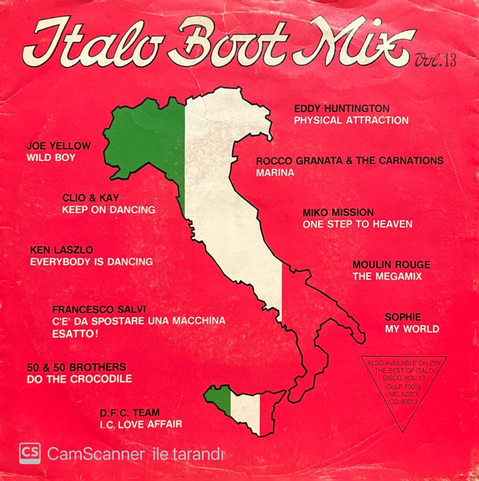 Italo Boot Mix Vol.13 Mini Lp 45lik Plak