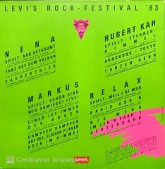 Levi's Rock Festival 83 Yeşil Renkli LP Plak