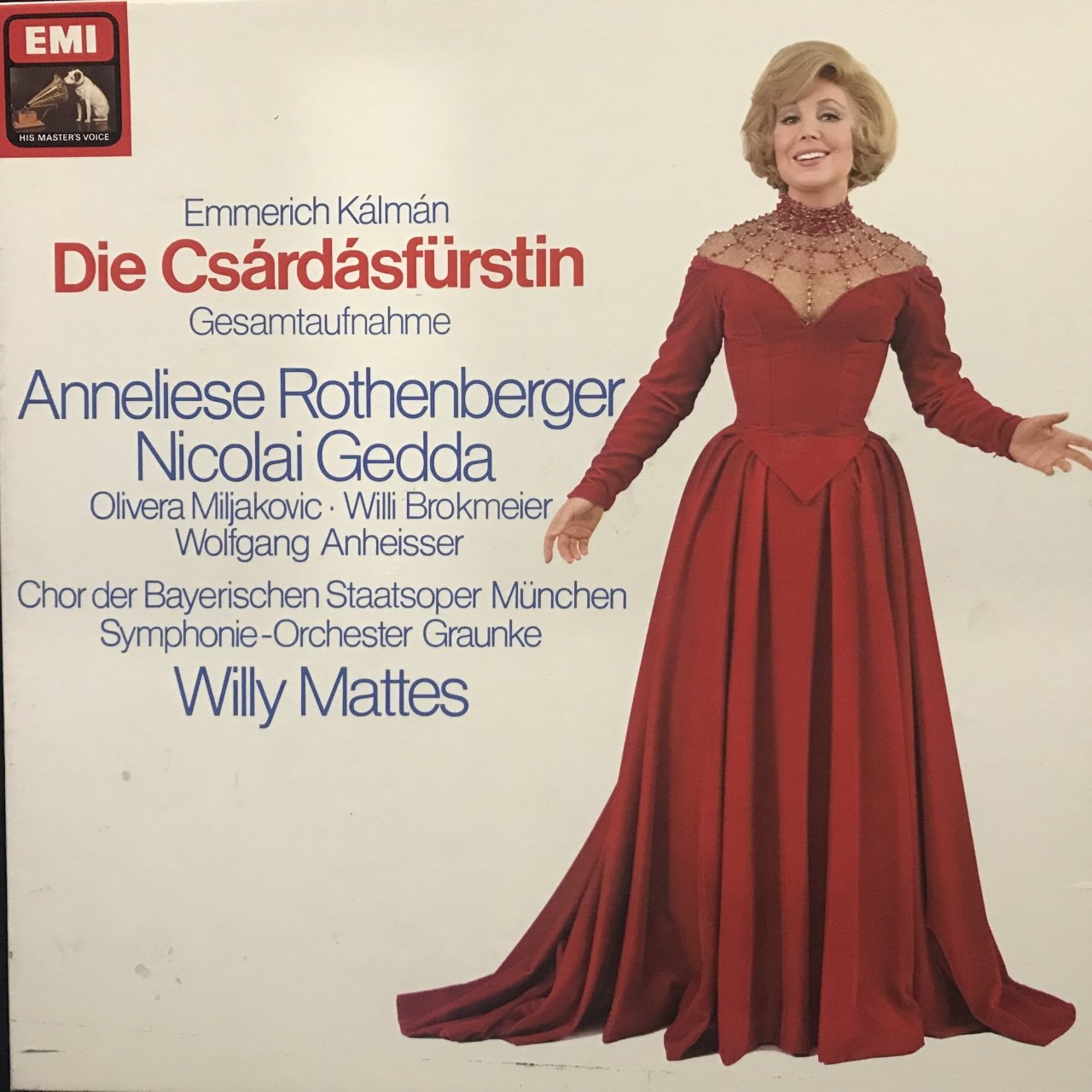 Emmerich Kalman Die Csardasfürstin 2 LP Box Set Plak