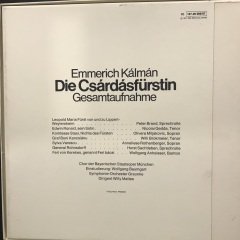 Emmerich Kalman Die Csardasfürstin 2 LP Box Set Plak