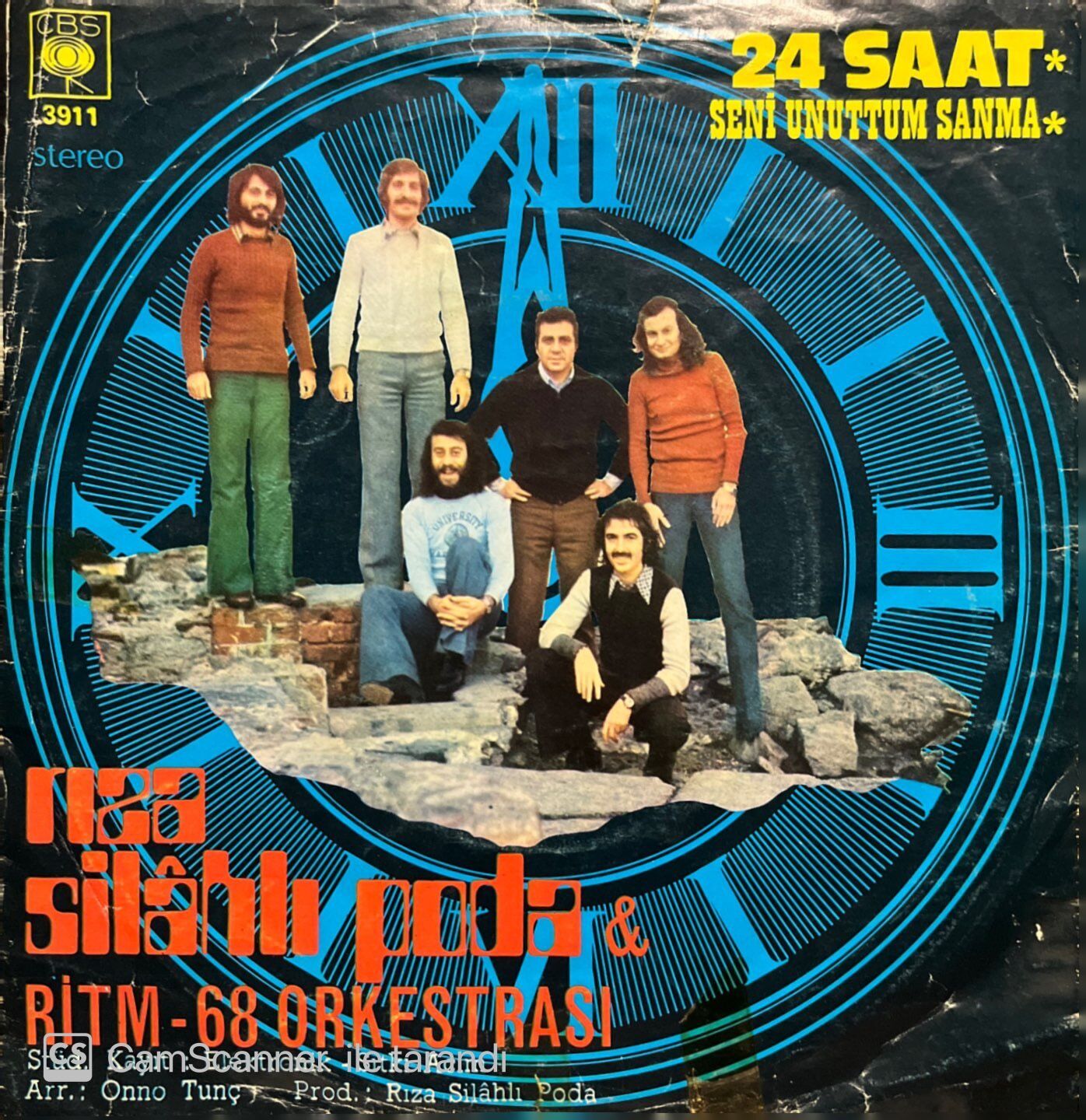 Rıza Silahlı Poda & Ritm-68 Orkestrası 24 Saat 45lik Plak