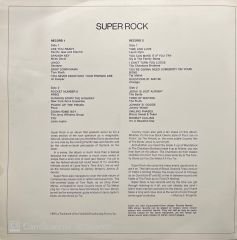 Super Rock 20 Great Artists Double LP Plak