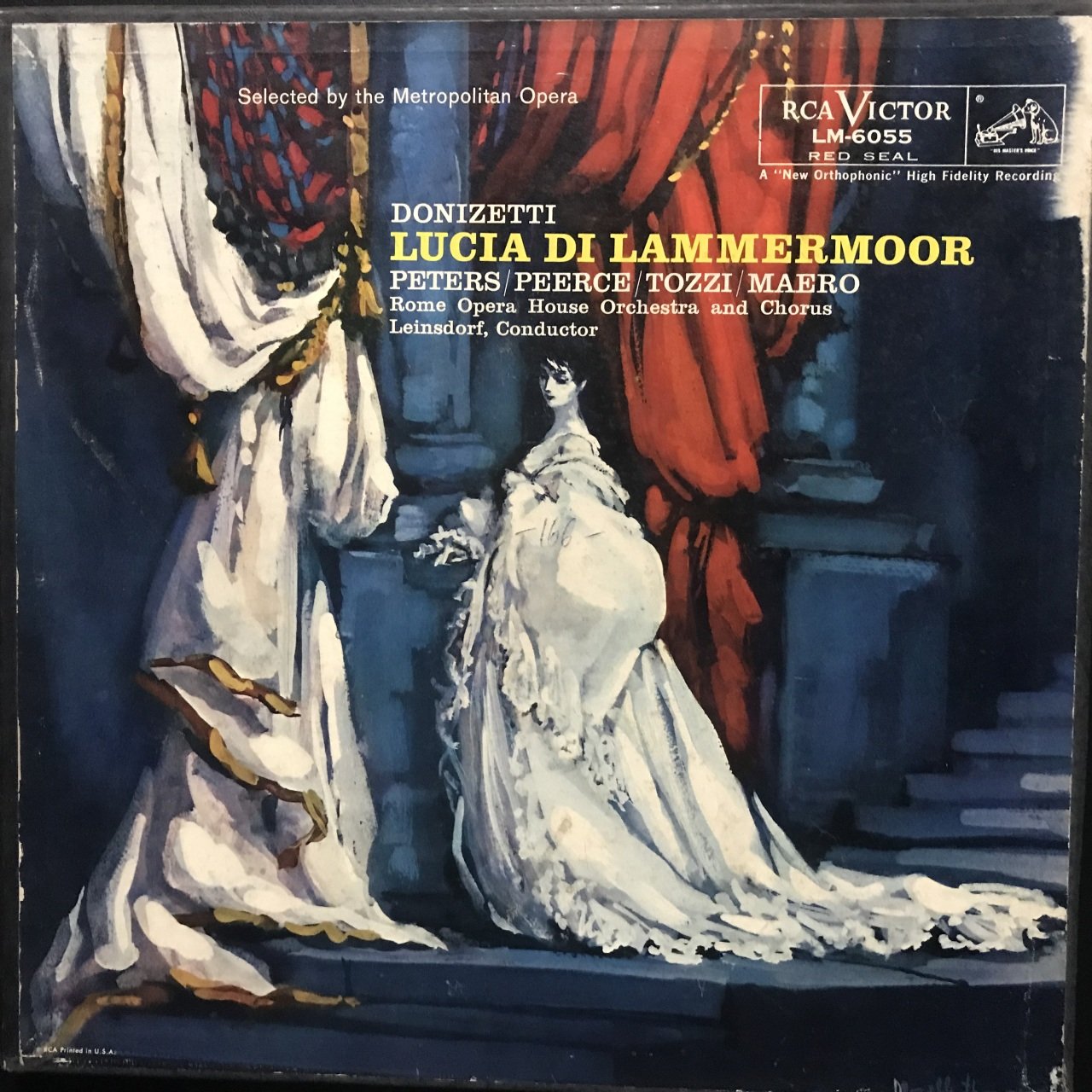 Donizetti Lucia Di Lammermoor 2 LP Box Set Plak