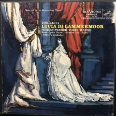 Donizetti Lucia Di Lammermoor 2 LP Box Set Plak