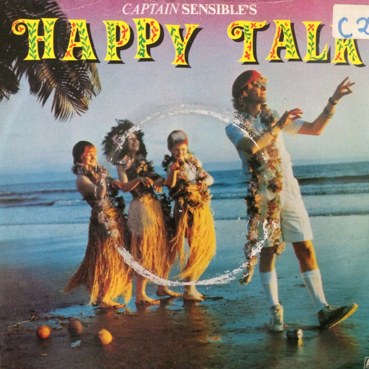 Captain Sensible Happy Talk 45lik Plak