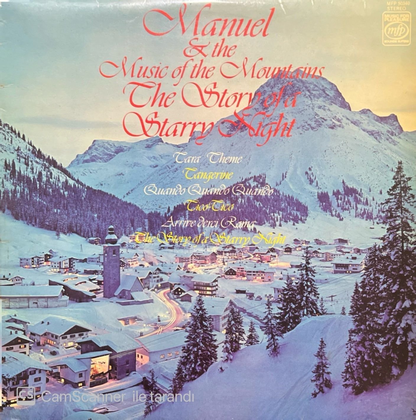 Manuel And The Music Of The Mountains The Story Of A Starry Night LP Plak