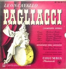 Leoncavallo Pagliacci 2 LP Box Set Plak