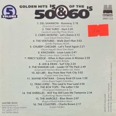 Golden Hits Of The 50's & 60's Volume 5 CD