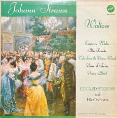 Johann Strauss Waltzes LP Plak