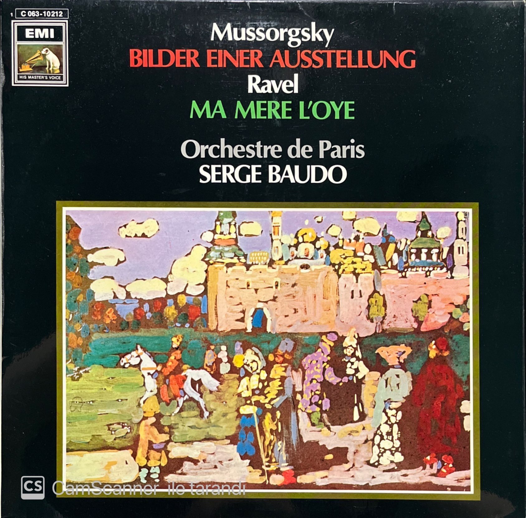 Modest Mussorgsky Maurice Ravel LP Klasik Plak
