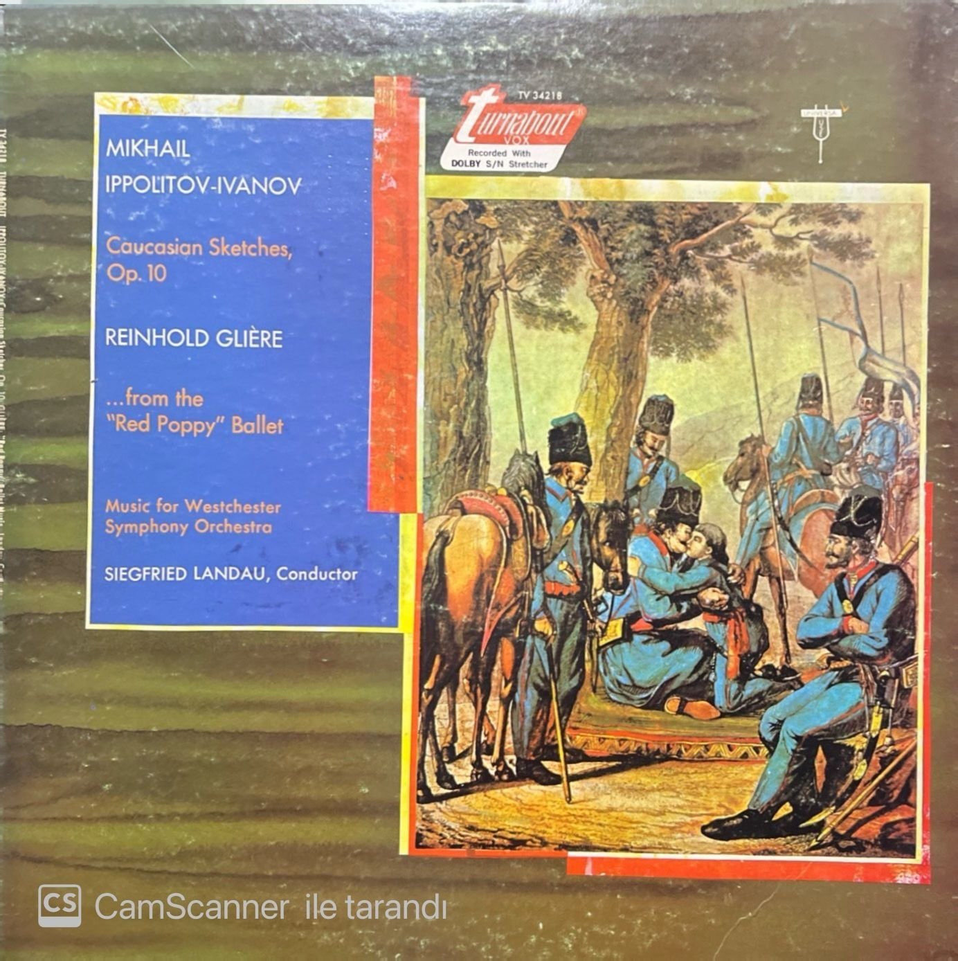 Mikhail Ippolitov-Ivanov Caucasin Sketches LP Plak