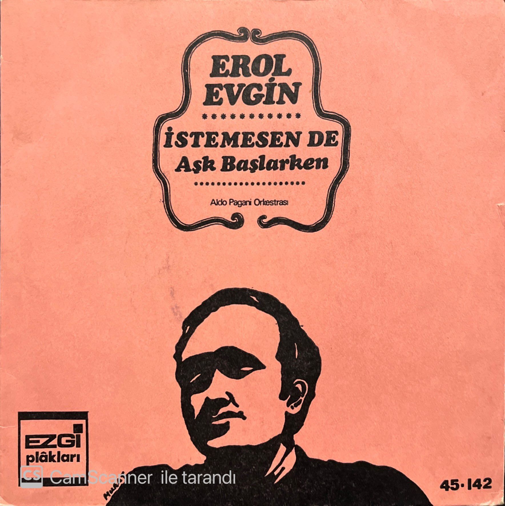 Erol Evgin İstemesende (Erol Evgin'in 2. 45lik Plağı) 45lik Plak