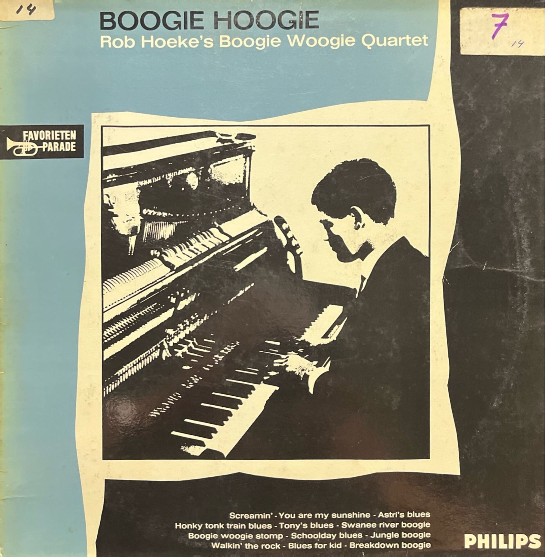 Rob Hoeke's Boogie Woogie Quartet LP Plak