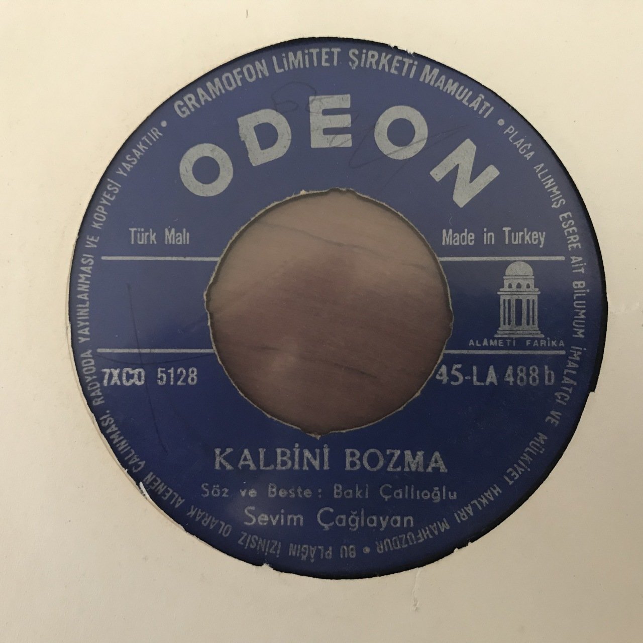 Sevim Çağlayan Kalbini Bozma 45lik Plak