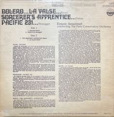 Ernest Ansermet Bolero Pacific 231 LP Plak