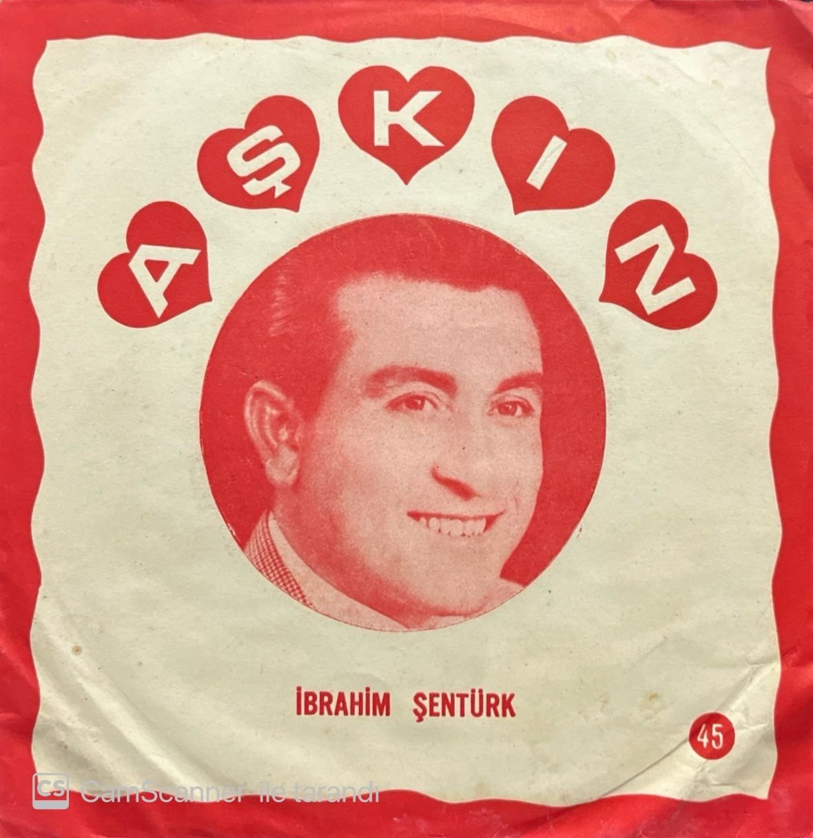 İbrahim Şentürk Mini LP Eğin Kürdüsü 45lik Plak