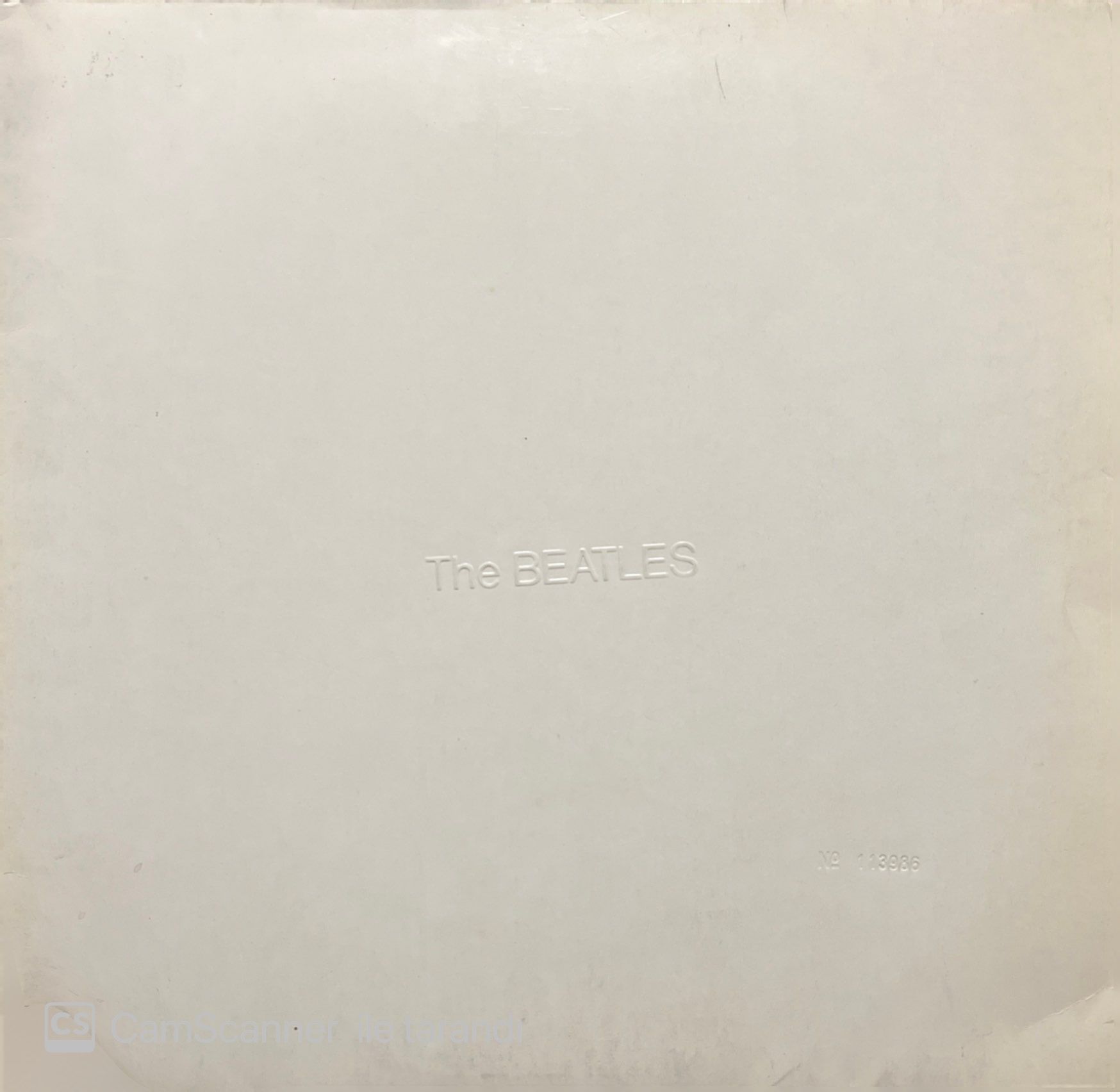 The Beatles White Double LP Plak