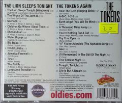 TheTokens The Lion Sleeps Tonight The Tokens Again CD