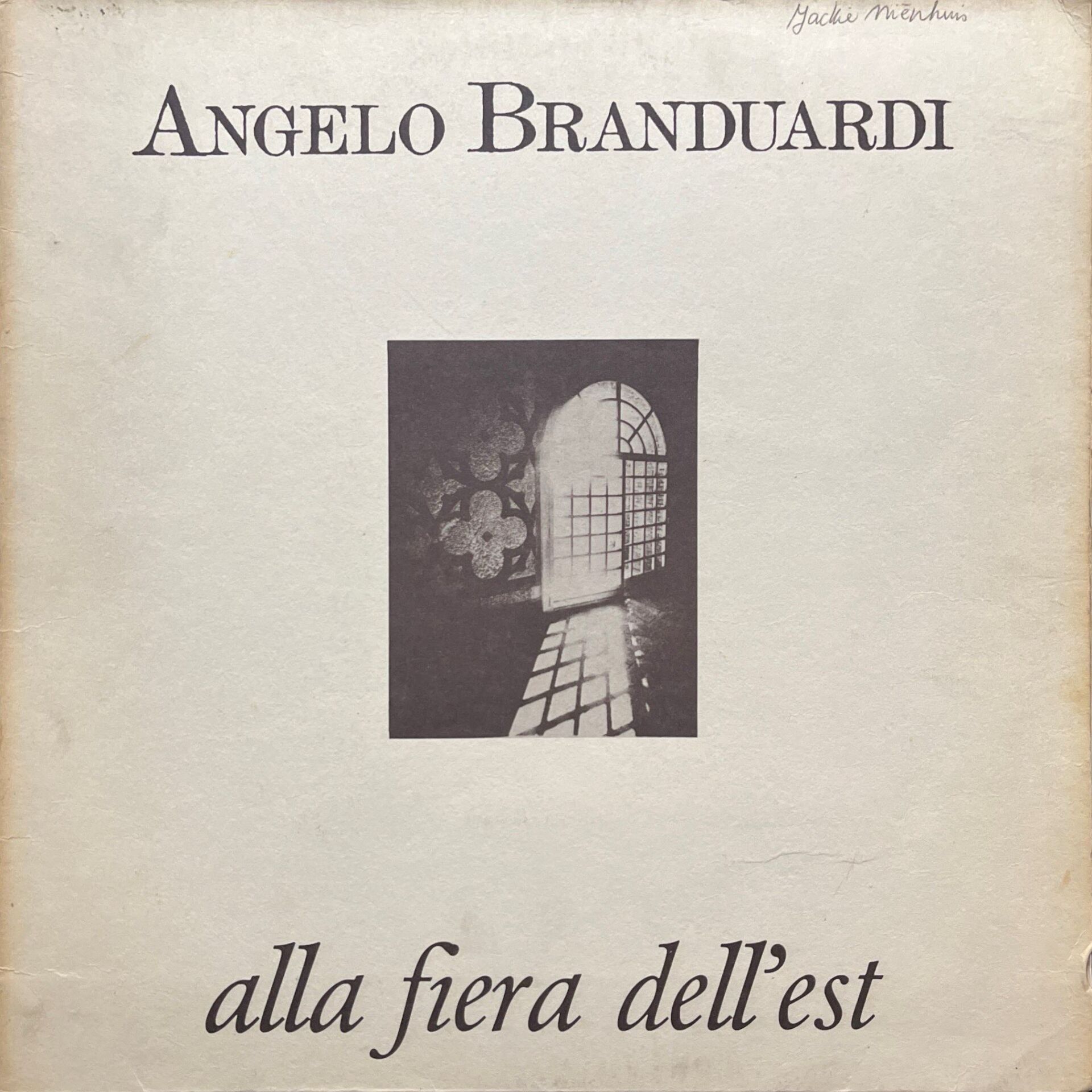 Angelo Branduardi Alla Fiera Dell'Est Plak