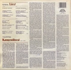 Kamenikova Plays Liszt LP Klasik Plak