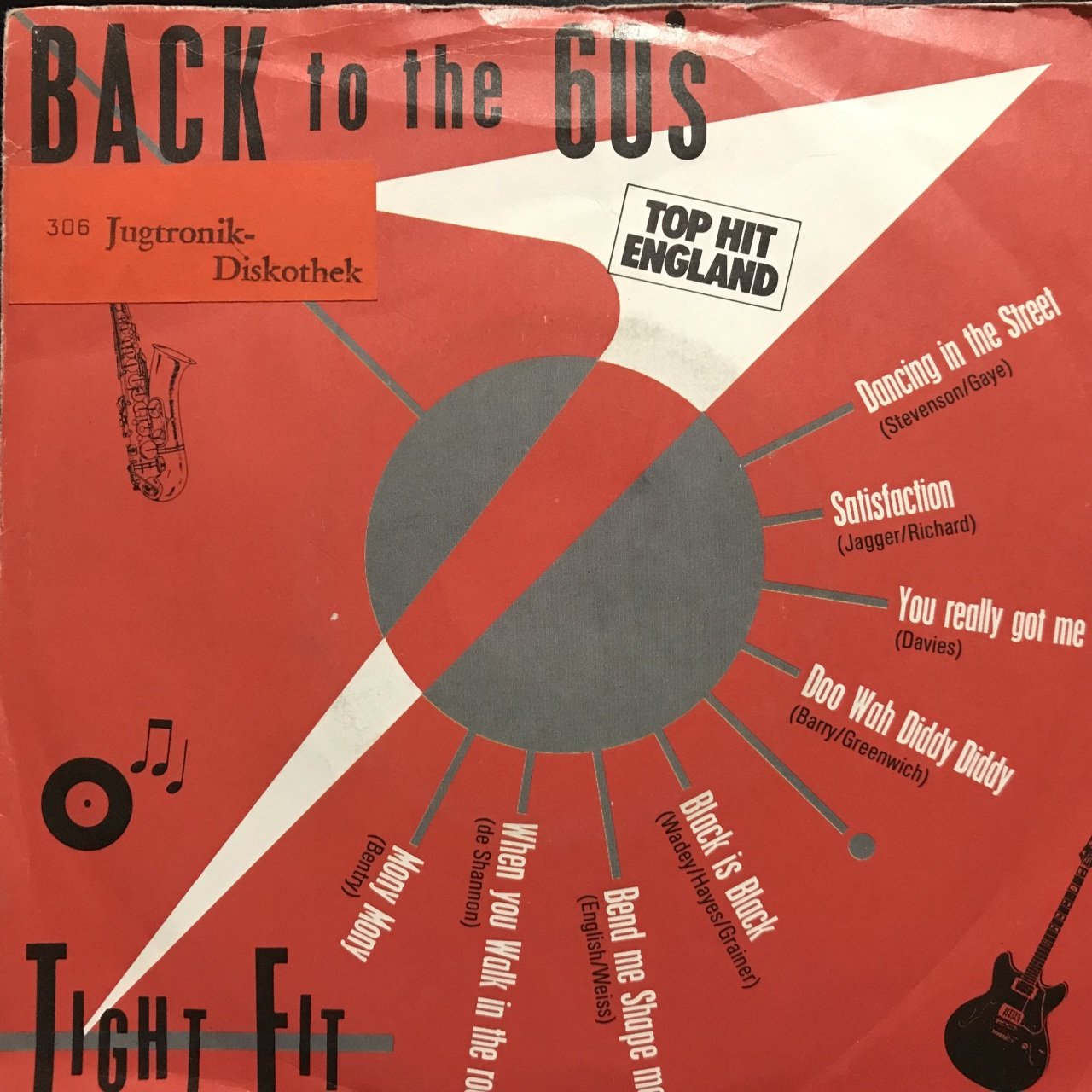 Back To The 60's Tight Fit  45lik Plak