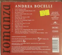 Romanza Andrea Bocelli CD