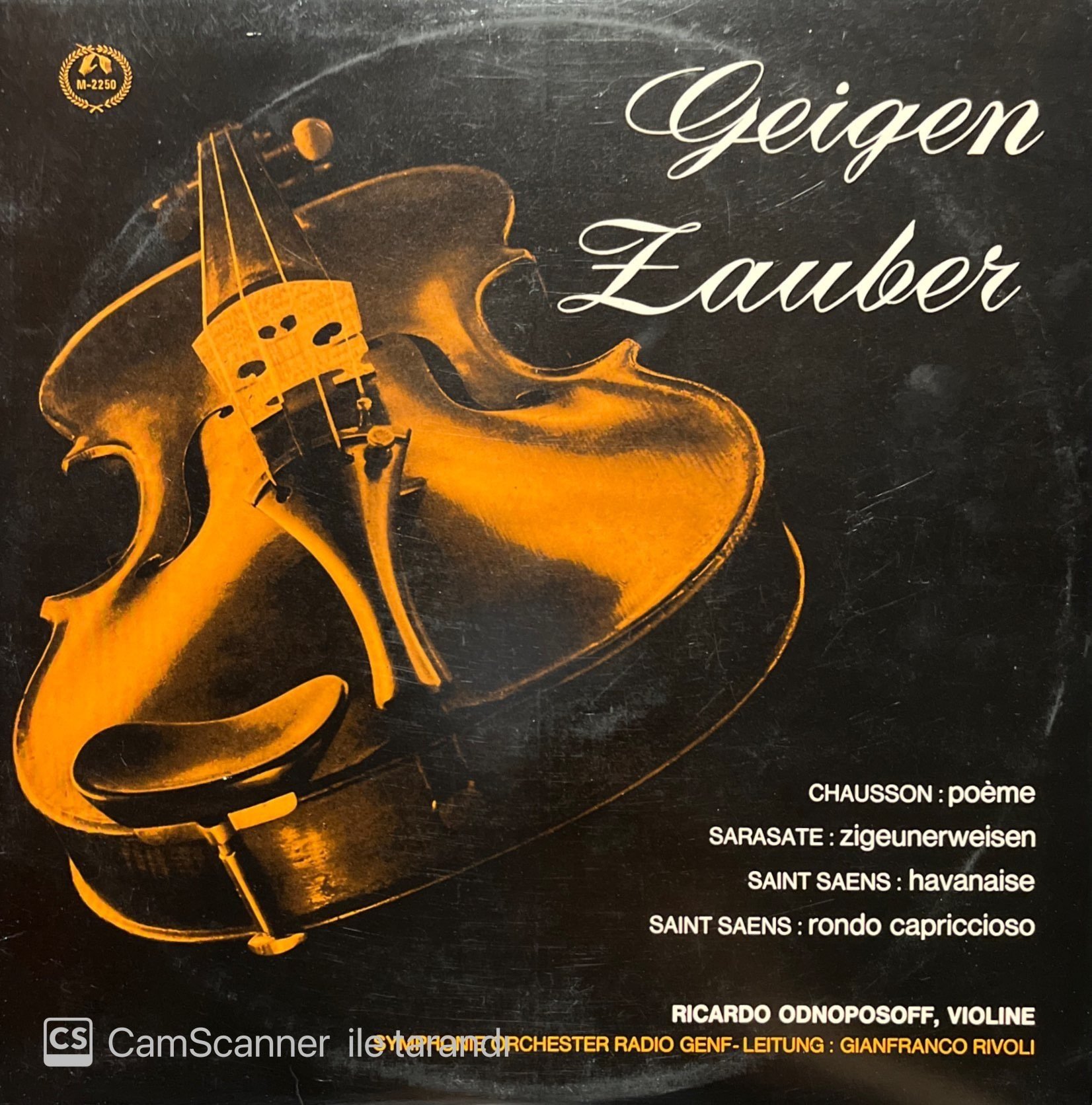 Geigen Zauber The Magic Violin LP Klasik Plak