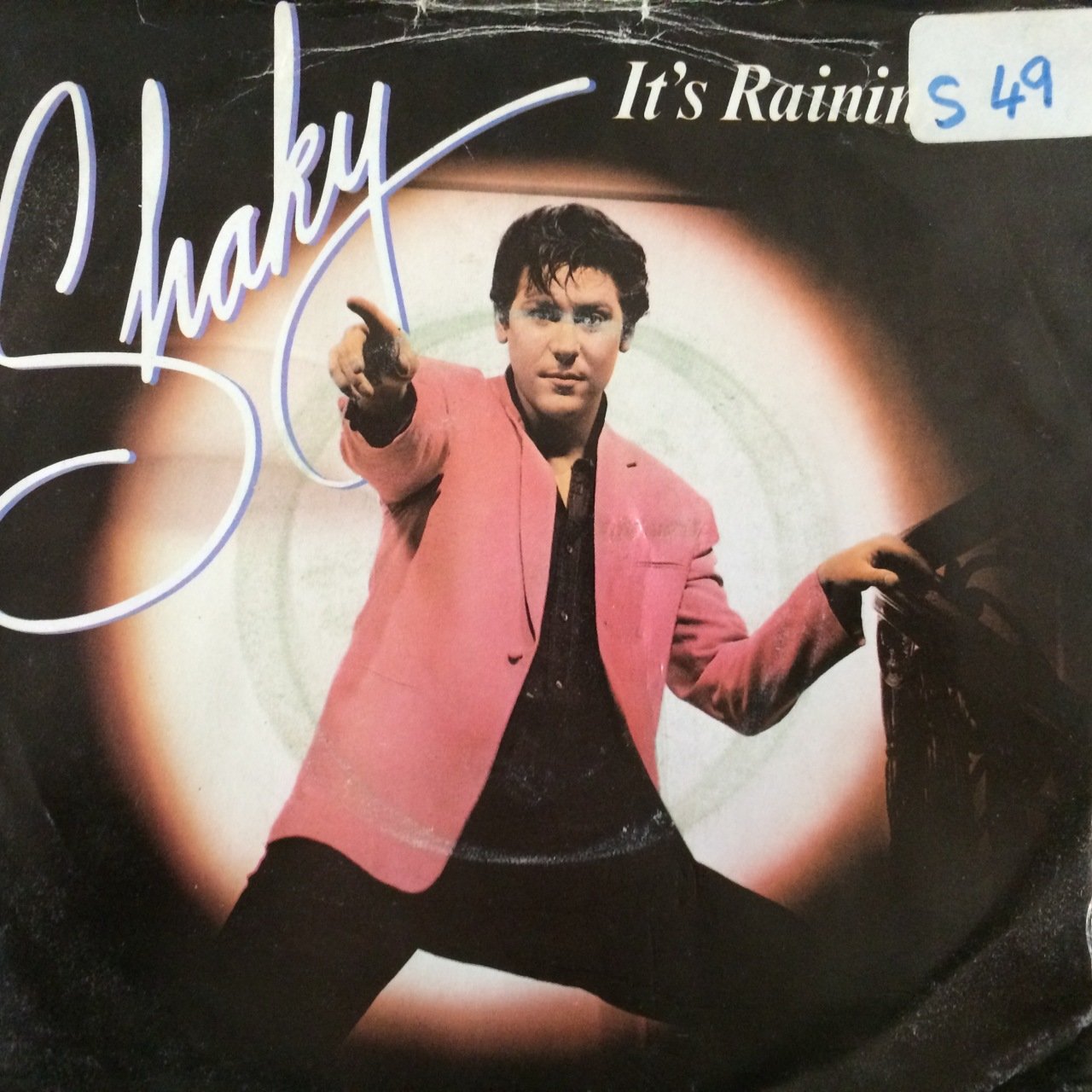 Shakin Stevens İt's Raining 45lik Plak