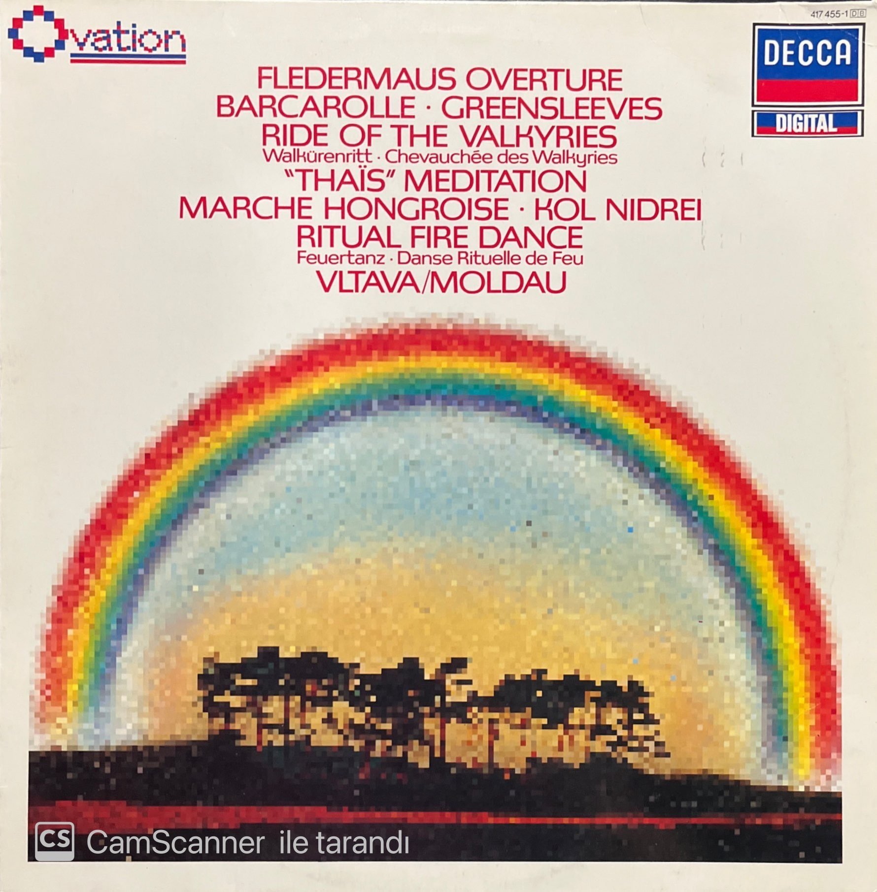 Fledermaus Overture Barcarolle LP Klasik Plak
