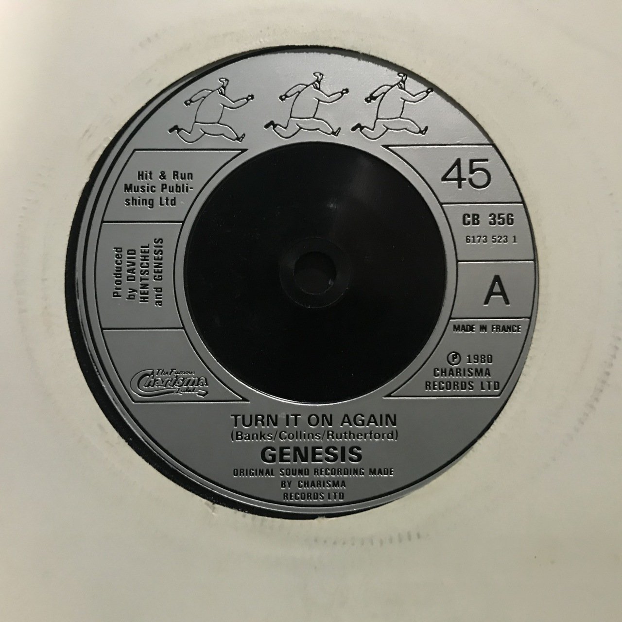 Genesis Turn It On Again 45lik Plak