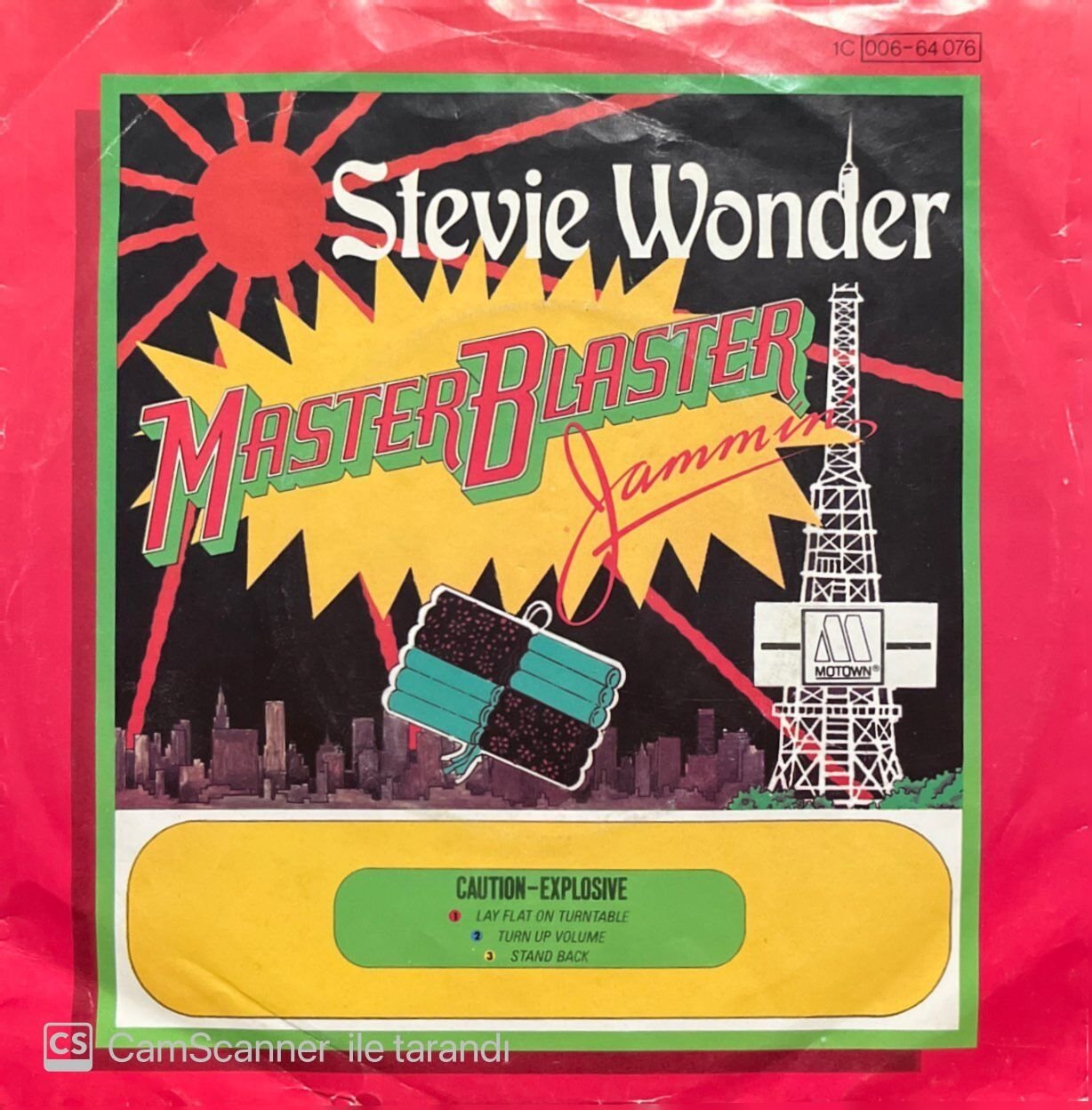 Stevie Wonder Master Blaster 45lik Plak
