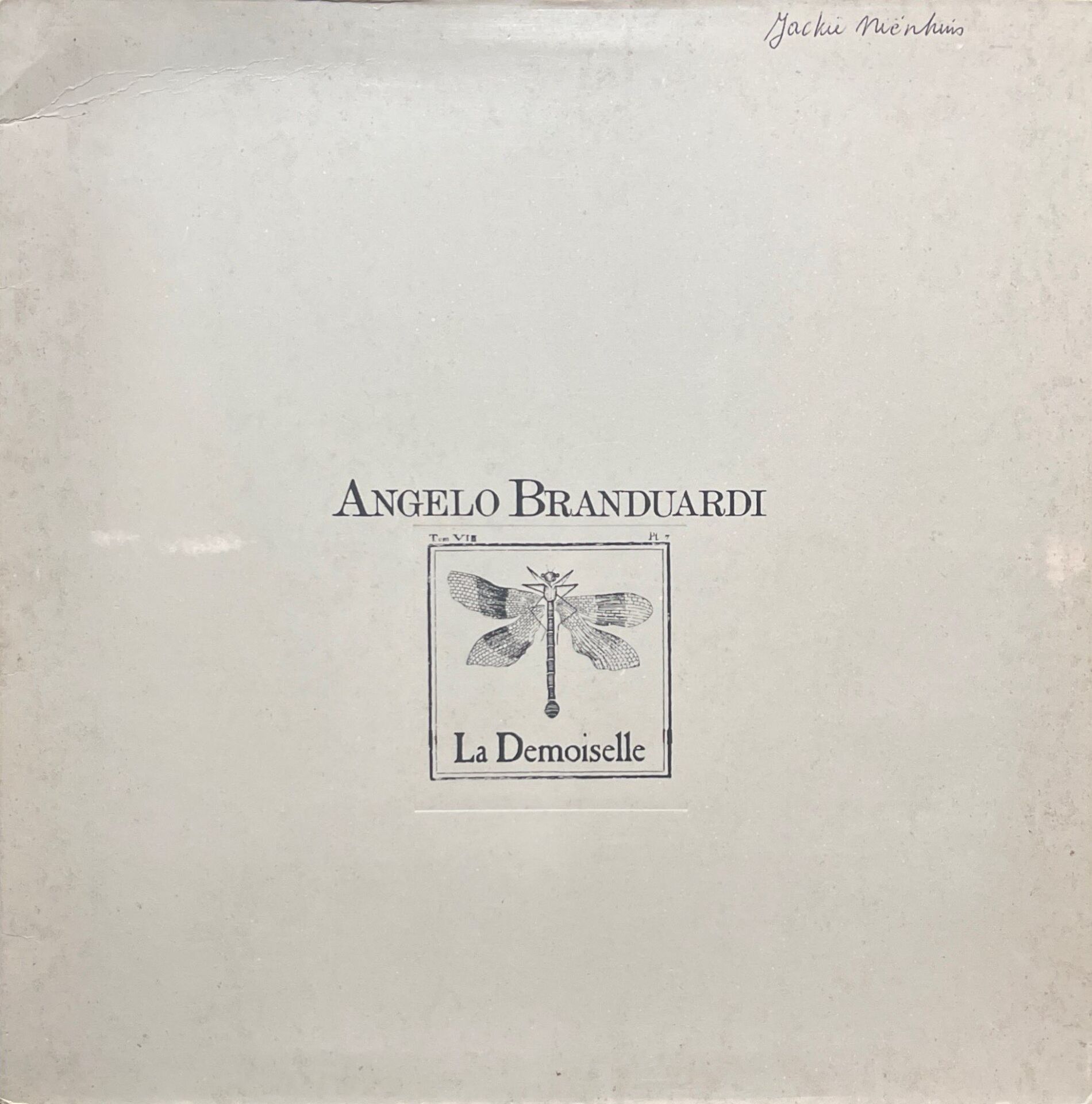 Angelo Branduardi La Demoisselle Lp Plak