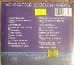 Nat King Cole 20 Golden Greats CD