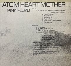 Pink Floyd Atom Heart Mother LP Plak