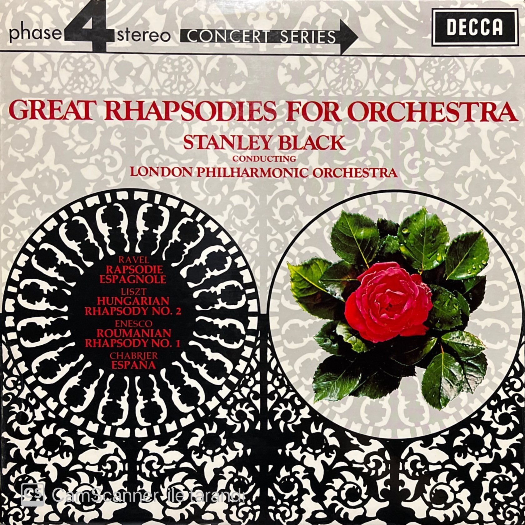 Great Rhapsodies For Orchstra LP Klasik Plak