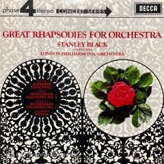 Great Rhapsodies For Orchstra LP Klasik Plak