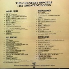 The Greatest Singers Çift LP Plak