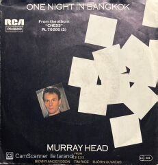 Murray Head One Night In Bangkok 45lik Plak