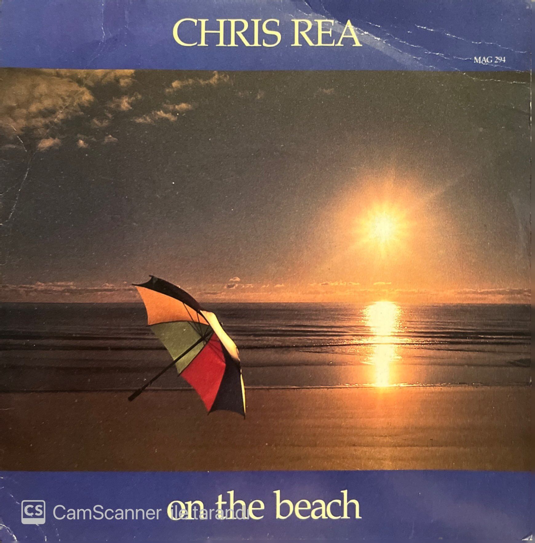 Chris Rea On The Beach 45lik Plak