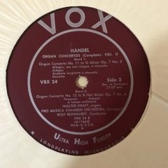 Handel Organ Concertos 3 LP Klasik Box Set Plak