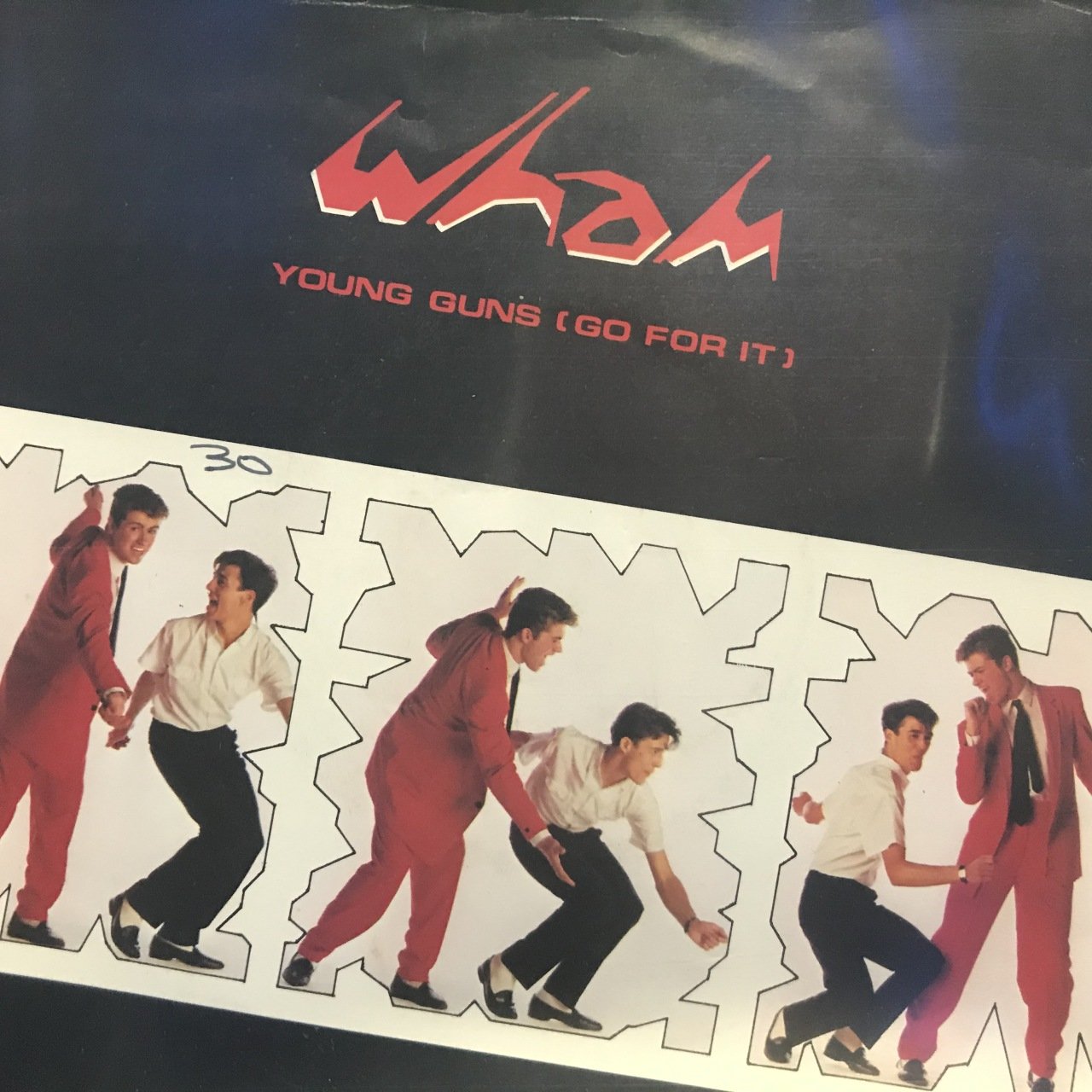 Wham Young Guns ( Go For It ) 45lik Plak