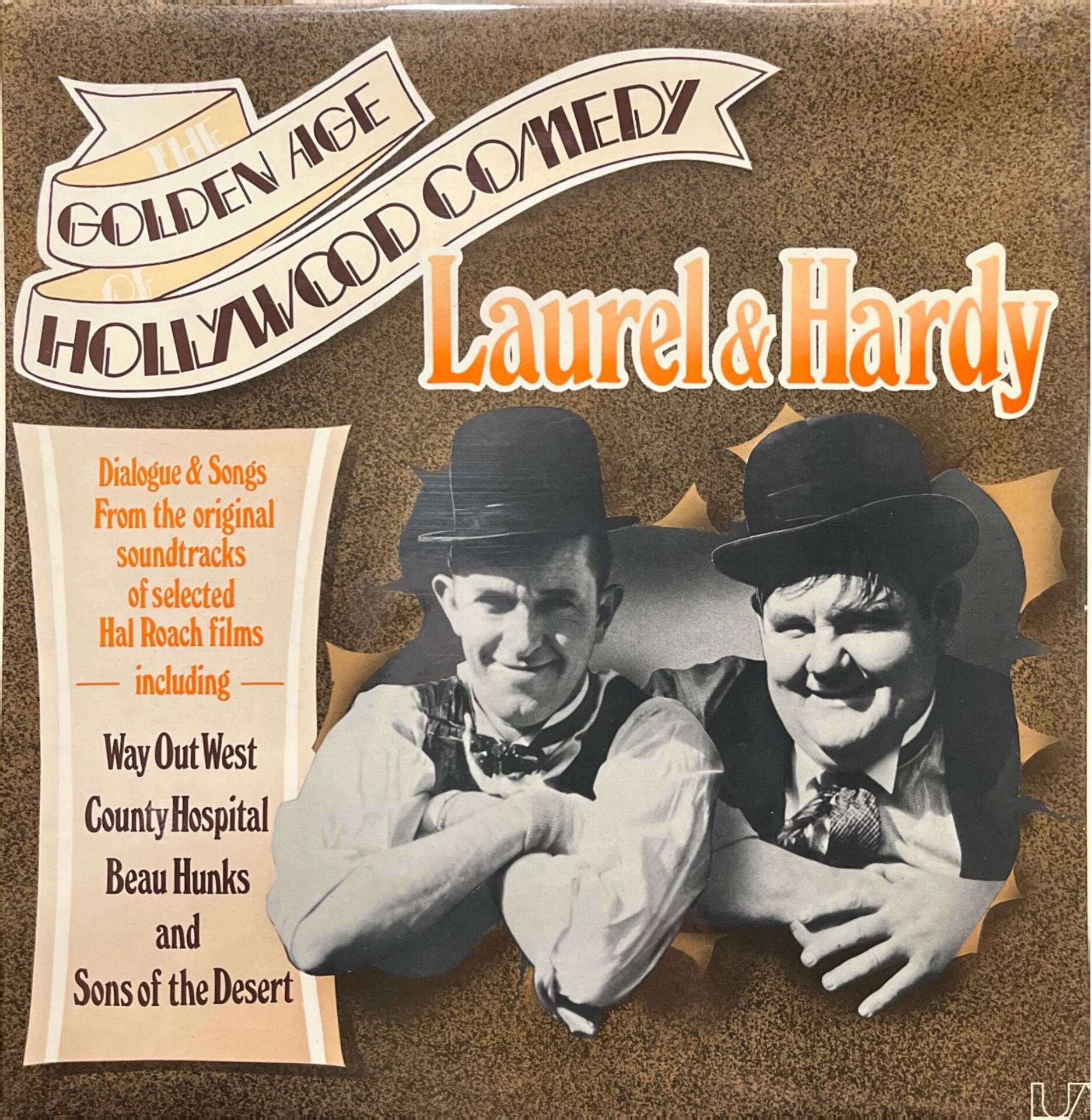 Laurel & Hardy The Golden Age Of Hollywood Comedy (Non-Music) Soundtrack LP Plak