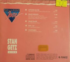 Parlaiment Jazz Stan Getz Live CD