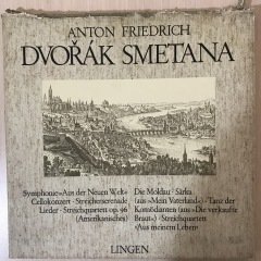 Anton Friedrich Dvorak Smetana 5 LP Klasik Box Set Plak