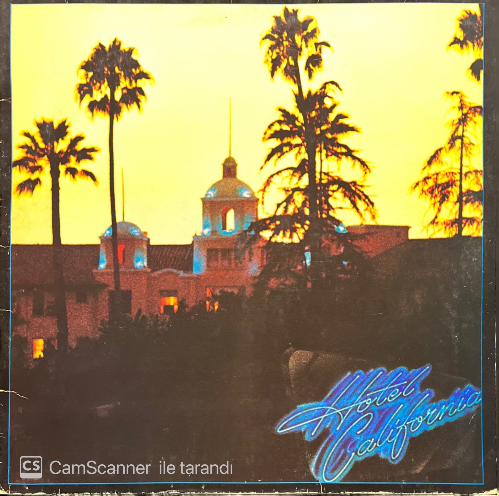 Eagles Hotel California Posterli LP Plak