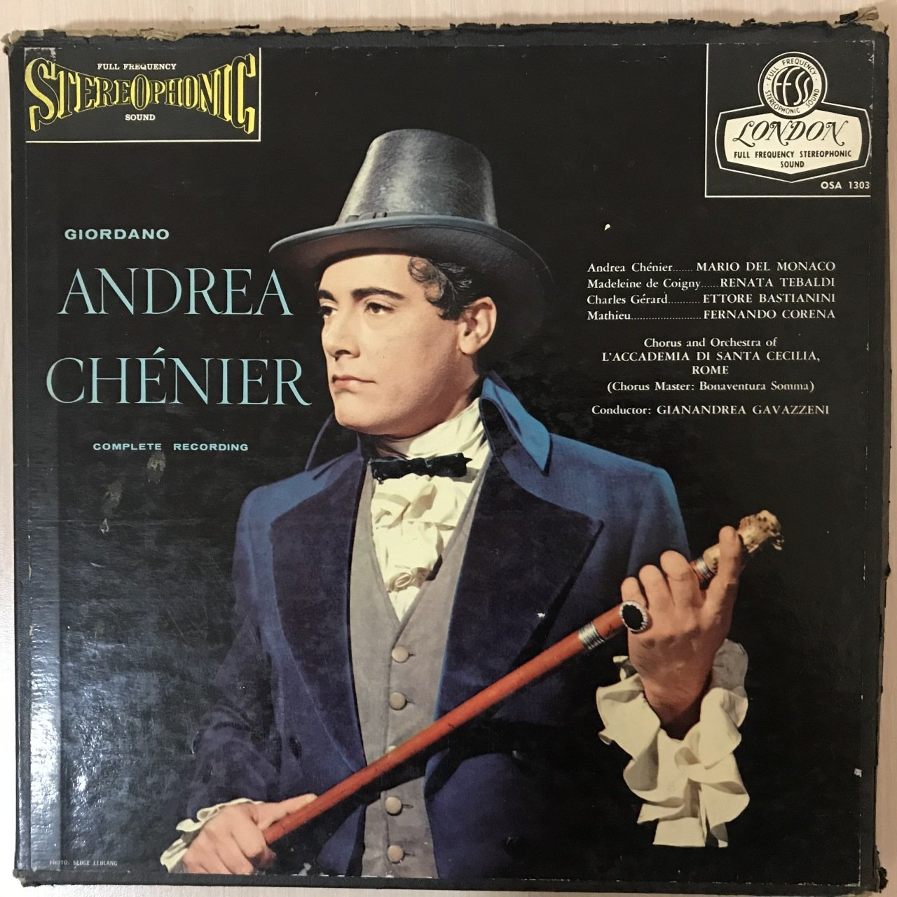 Andrea Chenier 3 LP Klasik Box Set Plak