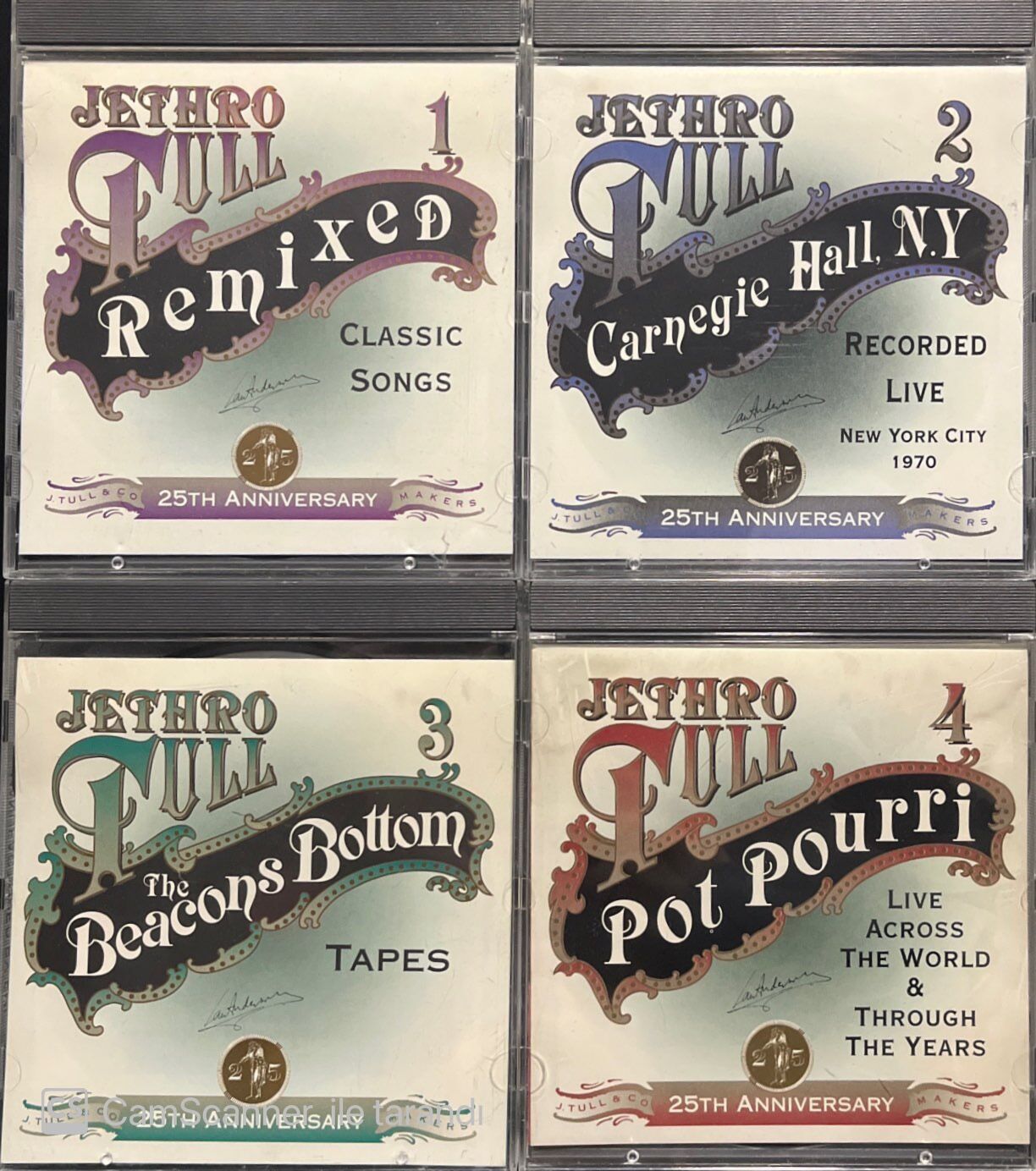 Jethro Tull Remixed 25TH Anniversary 4 CD Lik Set CD