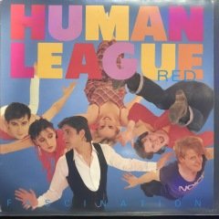 Human League Red Keep Feeling Fascination 45lik Plak