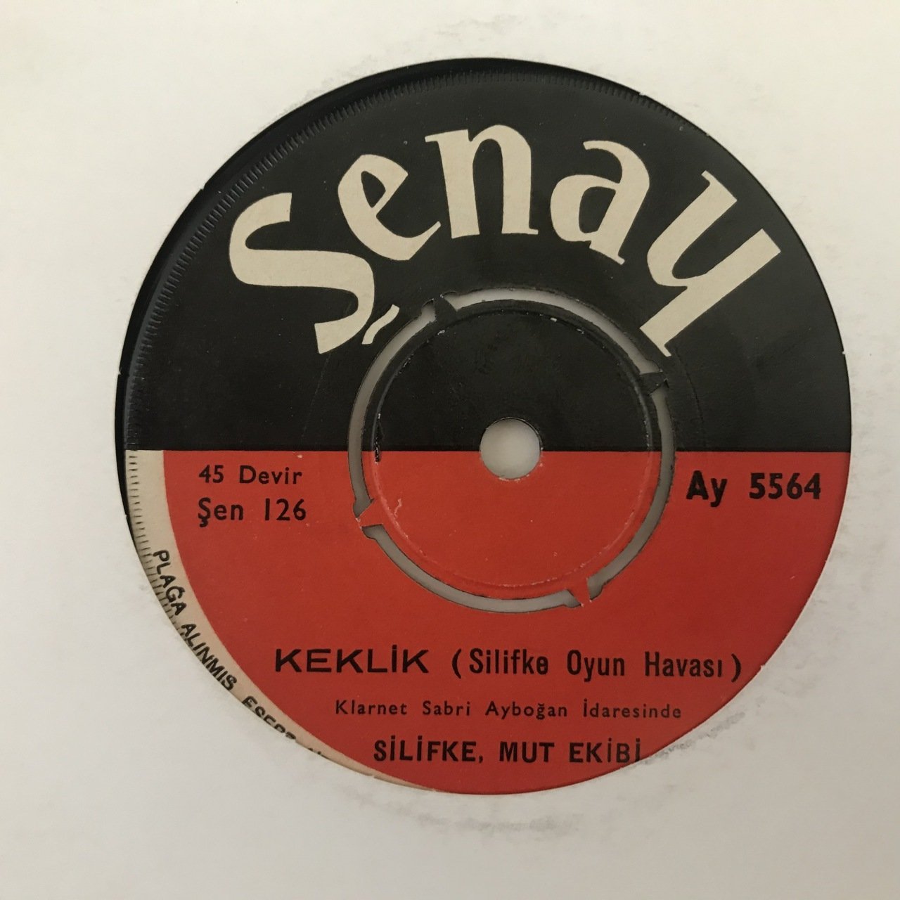 Silifke Mut Ekibi Keklik Depo Malı 45lik plak