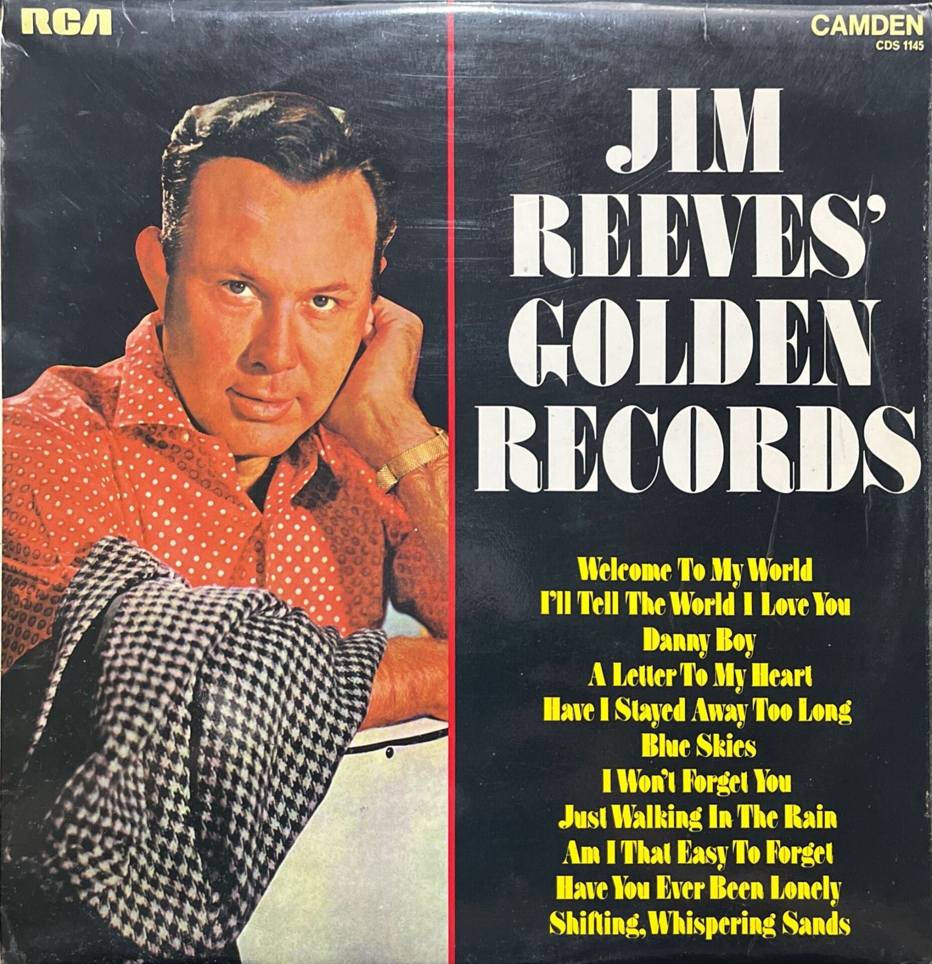 Jim Reeves Golden Records LP Plak